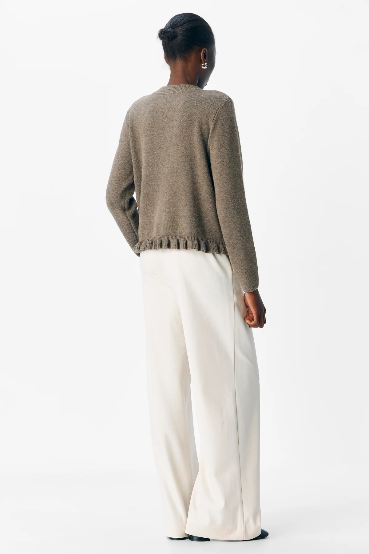 Cárdigan de punto Elva - Morel Melange - Imagen 4