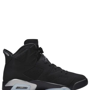 N372O Jordan 6 Negro/Plata metalizado