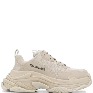 N372O Balenciaga tenis Triple S BEIGE suela normal