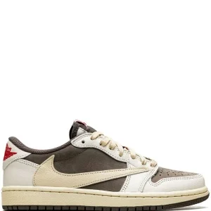 (G5) N370O Air Jordan 1 Low OG x Travis Scott Reverse Mocha