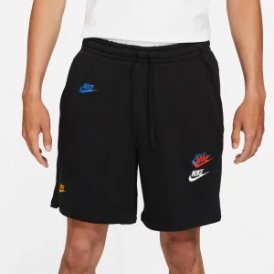 N370O Short Nike negro bordado múltilogos