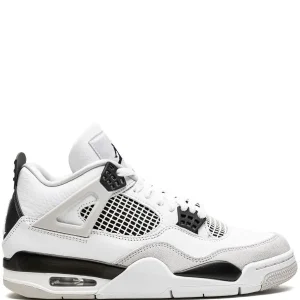 Jordan 4 military Black piel genuina