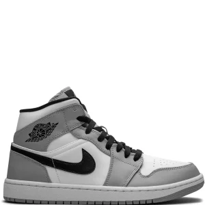 N370O tenis Air Jordan 1 Mid Light Smoke Grey