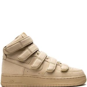 N372O Nike tenis Air Force 1 High Billie Eilish khaki camel gamuza