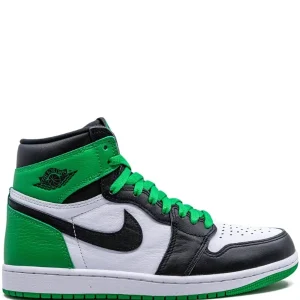 N374O Jordan tenis Air Jordan 1 High Verde Negro blanco Lucky Green