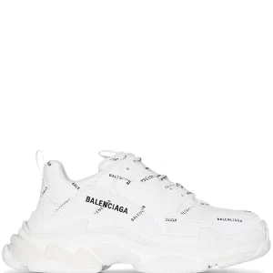 N370O Balenciaga tenis Triple S con agujetas