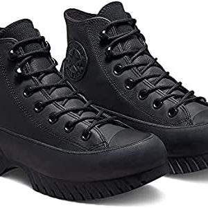 N373O CONVERSE NEGRO BOTA PIEL