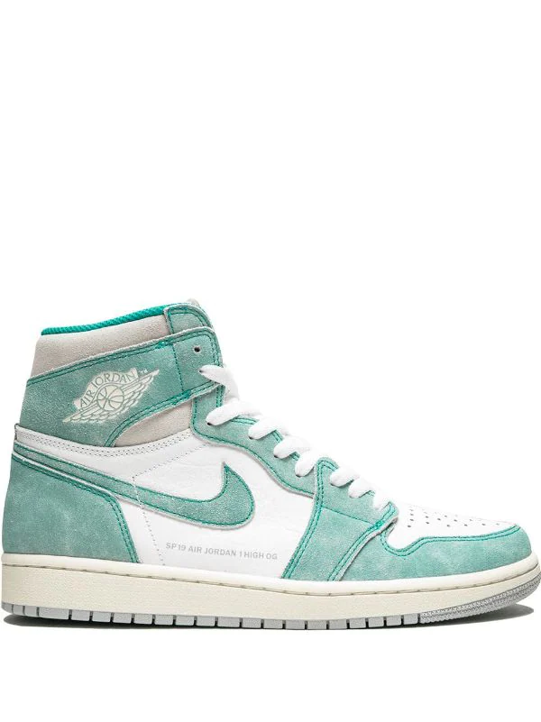 N370O Jordan tenis Air Jordan 1 Turbo Green