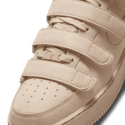 N372O Nike tenis Air Force 1 High Billie Eilish khaki camel gamuza - Imagen 5