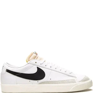 N372O Nike blazer low 77 vintage blanco negro clásico piel plataforma