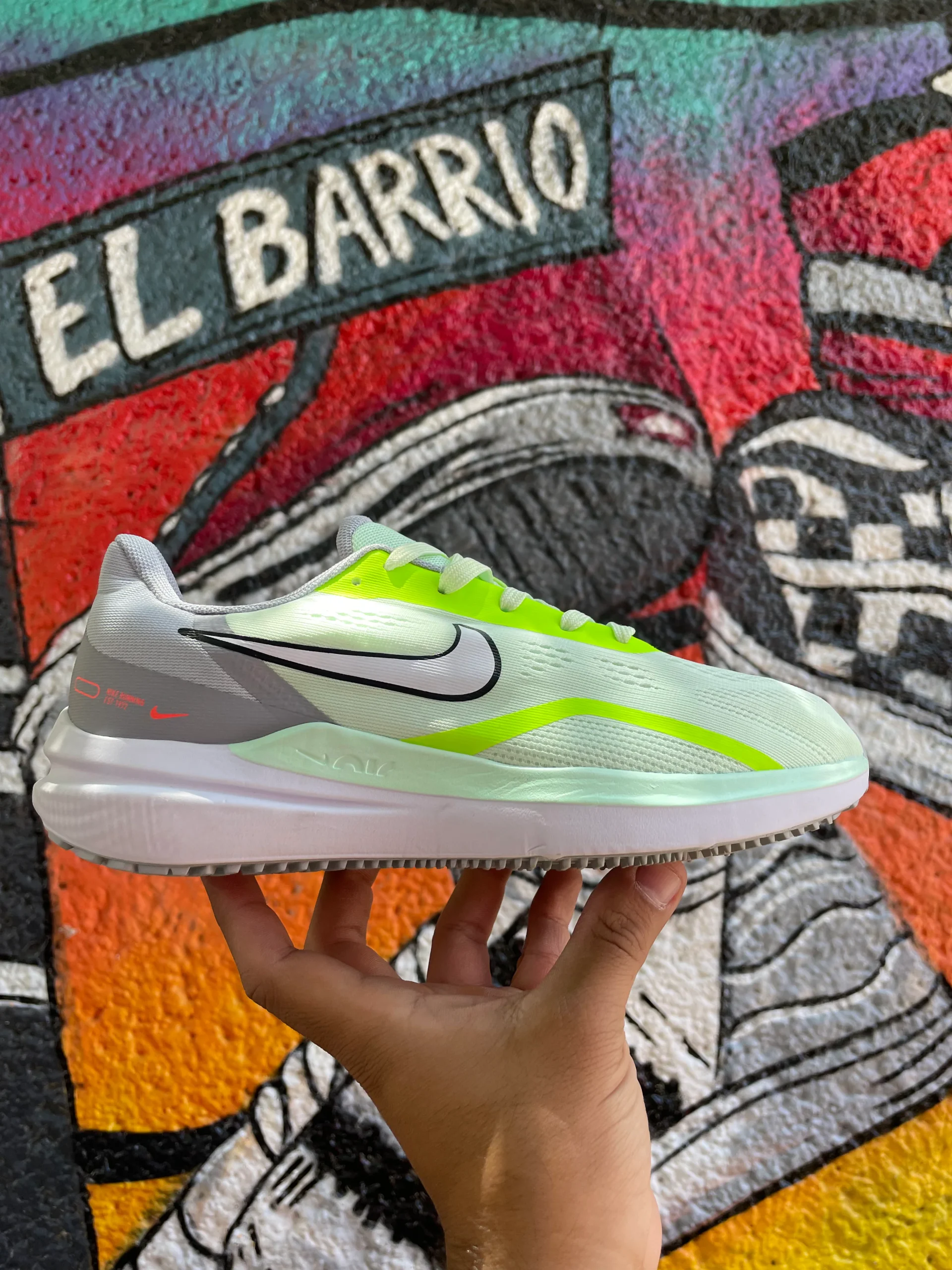 N370O Nike tenis AIr zoom fly verde turquesa - Imagen 6