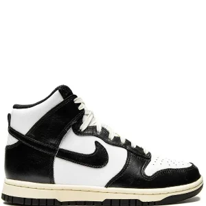 N370O Nike tenis Dunk High Vintage Black Panda