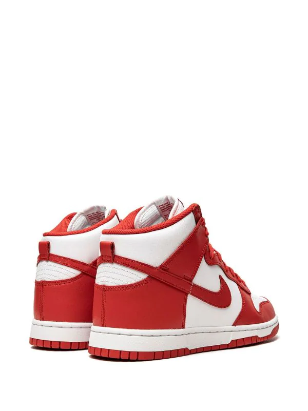 N370O Nike Dunk High 'Championship Red' Rojo Blanco - Imagen 3