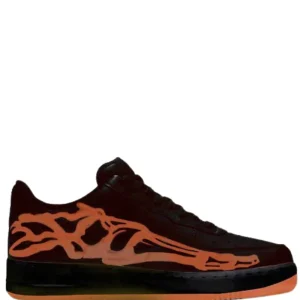 N370O tenis bajos Nike Air Force 1 Skeleton ‘Orange’
