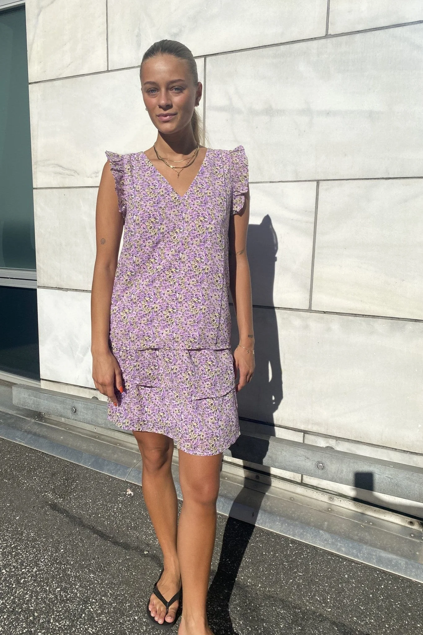 Star Smock Skirt - Meringue de limón