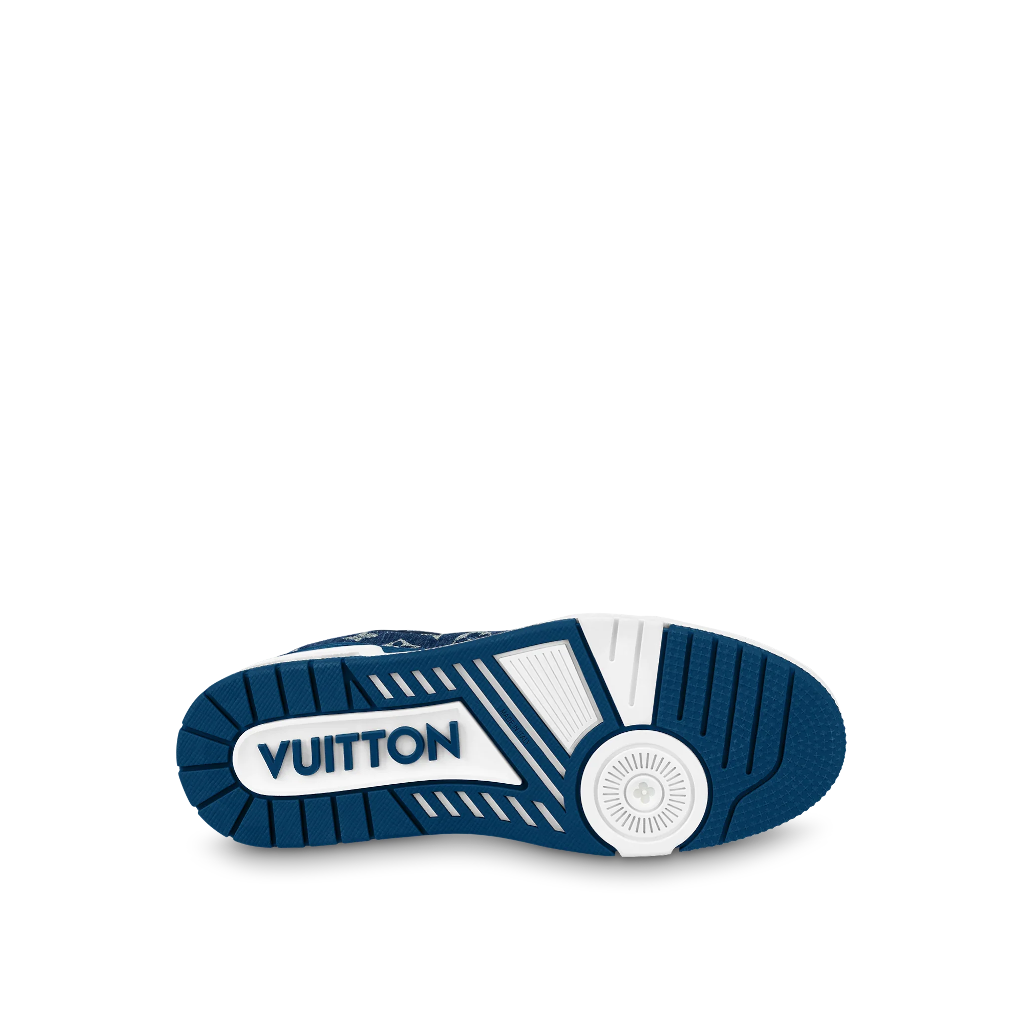 G5 Louis Vuitton LV Trainer Monogram Denim White Blue - Imagen 4