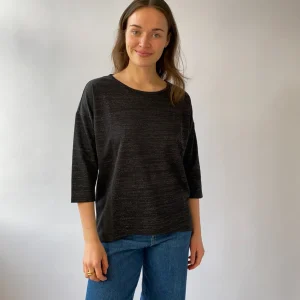 Malena Lurex Bluse - Plata