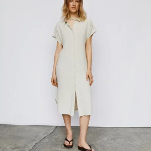 Sanne Adil Midi Kjole - Sandshell