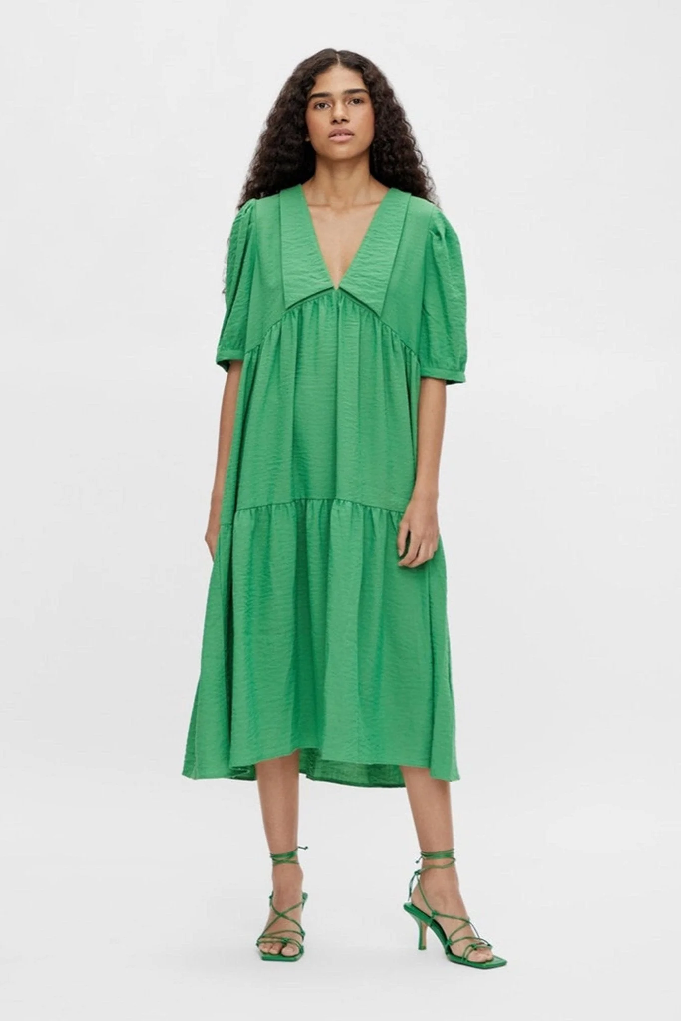 Vestido largo de Alaia - Alchoke verde