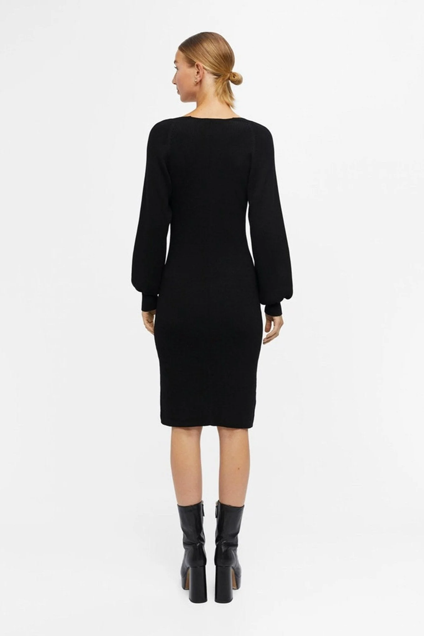 Vestido de punto de Agnes - Negro - Imagen 6