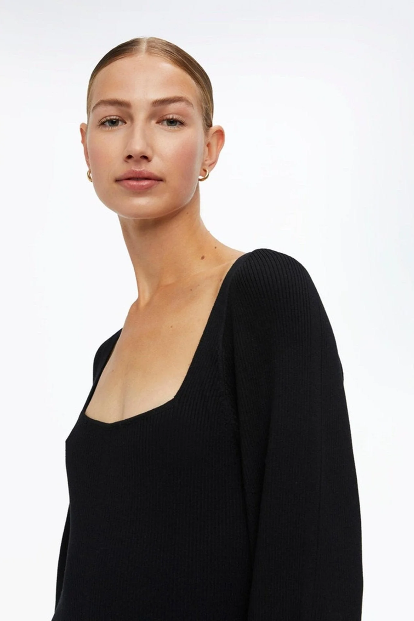 Vestido de punto de Agnes - Negro - Imagen 3