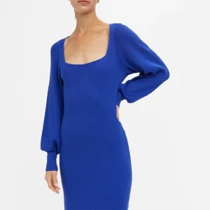 Agnes Strik Kjole - Clematis -Blue