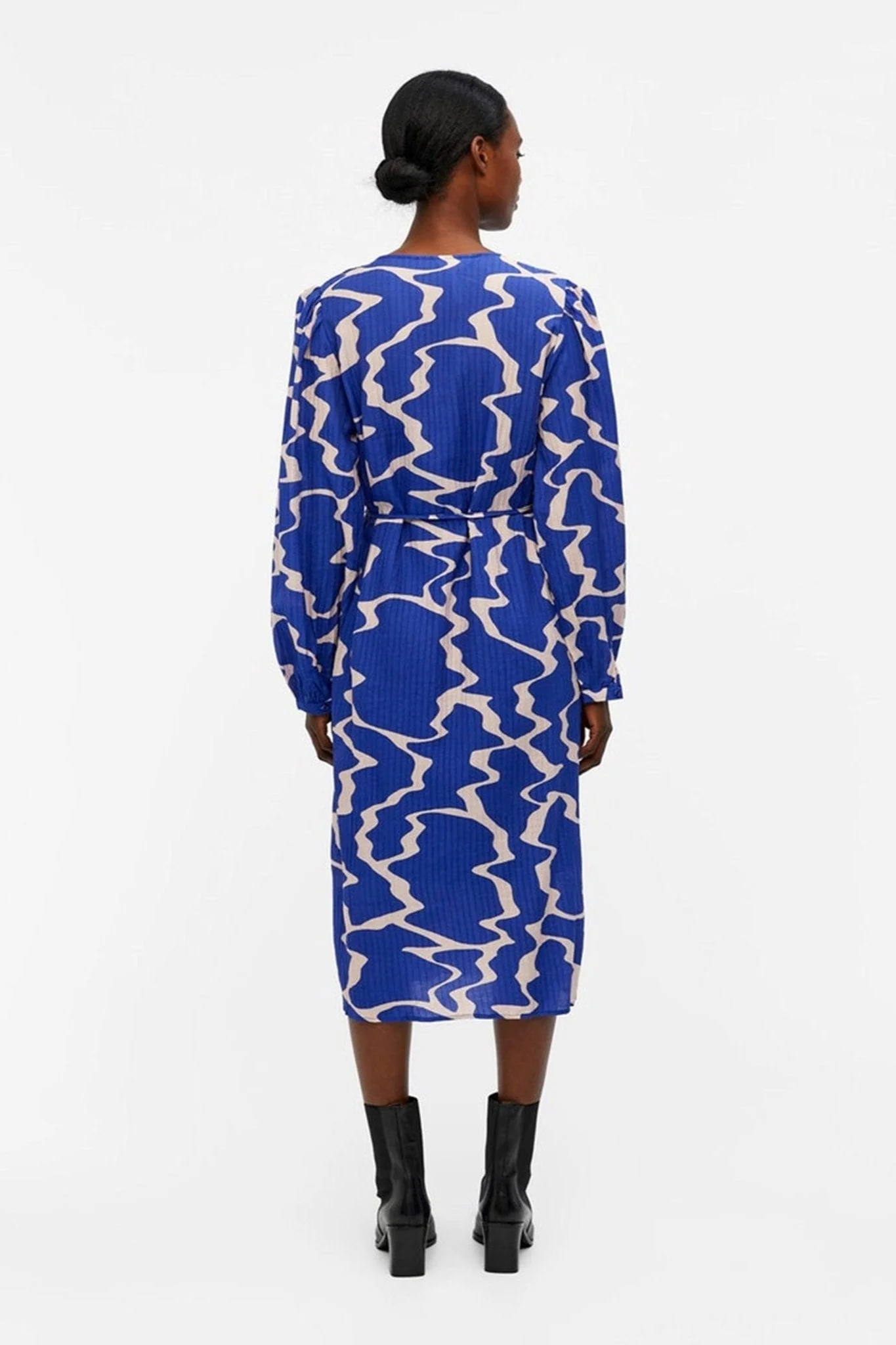 Vanja Wrap Kjole - Clematis azul - Imagen 6