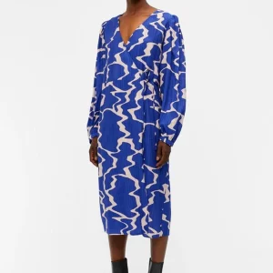 Vanja Wrap Kjole - Clematis azul