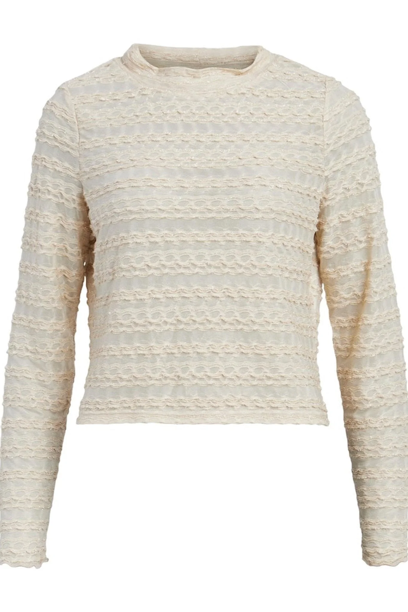 RUNA LANGærmet Blusa - Sandshell - Imagen 4