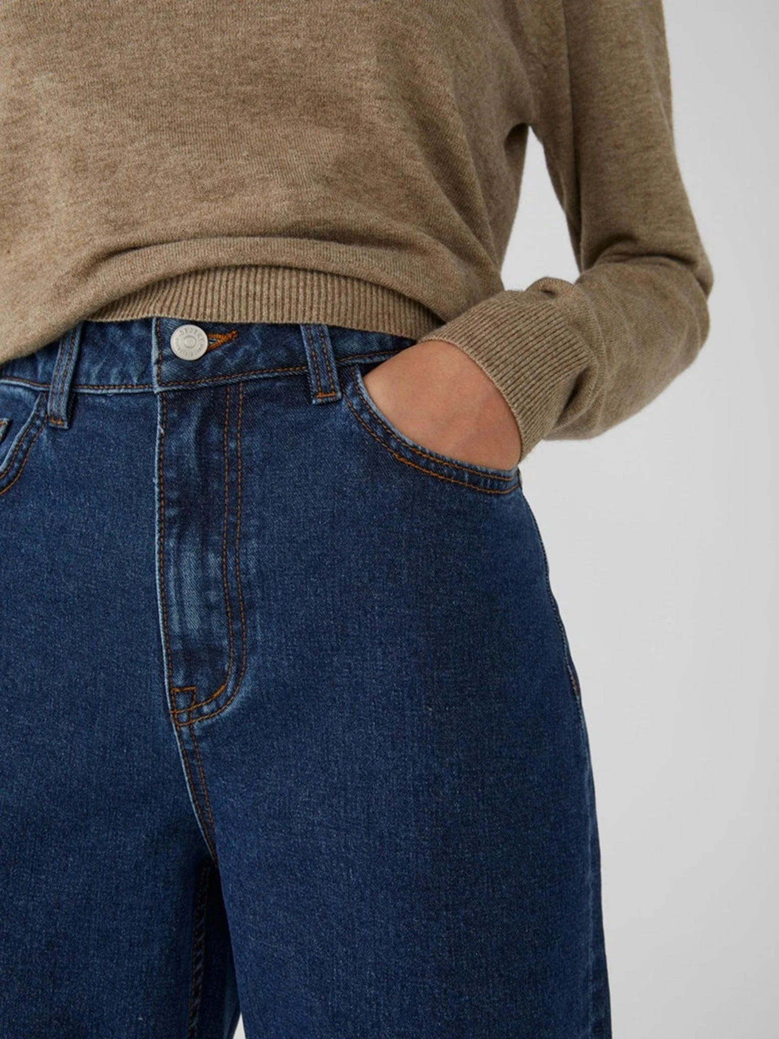 Thess Knit Ladera - Fósil - Imagen 3