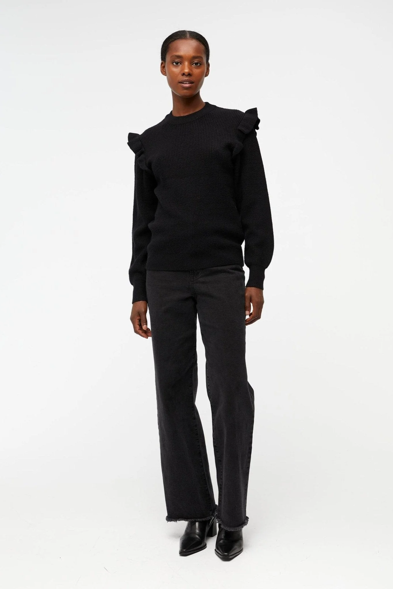 Malena Ruffle Excelter - Negro - Imagen 5