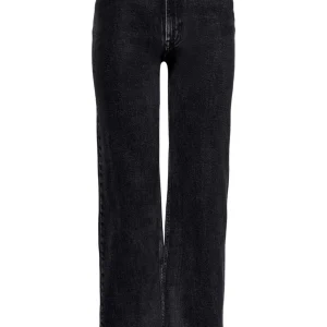 Jeans jugosos (pierna ancha) - denim negro