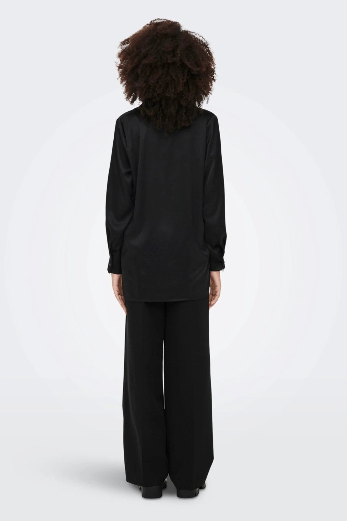 Vestido Victoria Satin - Negro - Imagen 5