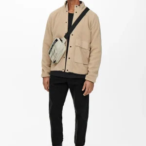 Pantalones de sarga de chino avi beam - negro