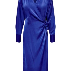 Mille Langærmet Midi Kjole - Azul de Sodalita