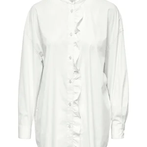 Sofía frill blucle - blanco brillante