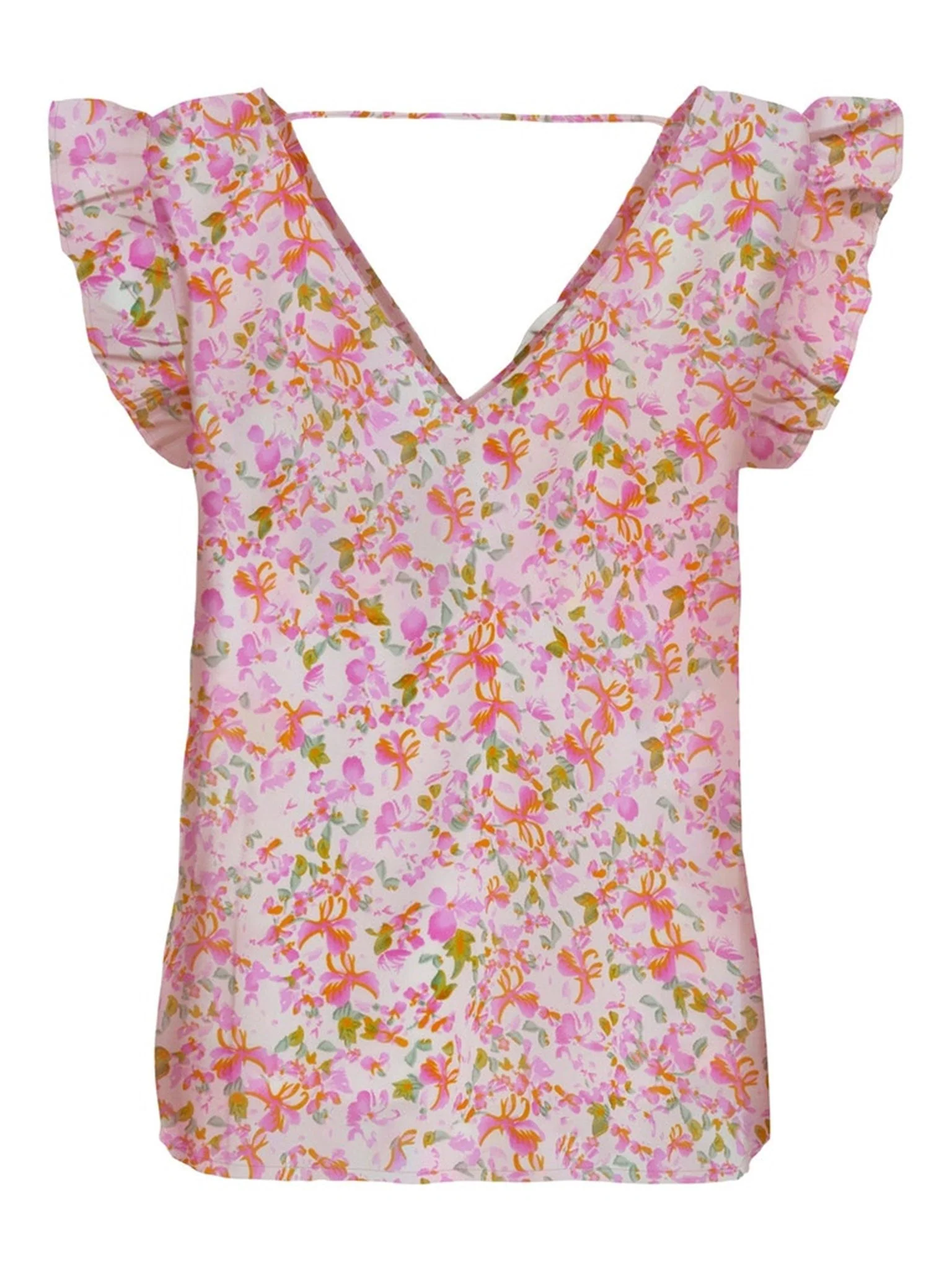 Blusa con cuello en V de estrella - Tofu Darling Ditsy - Imagen 3