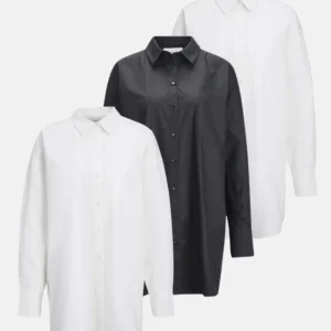 Camisa de gran tamaño: paquete (3 pcs).