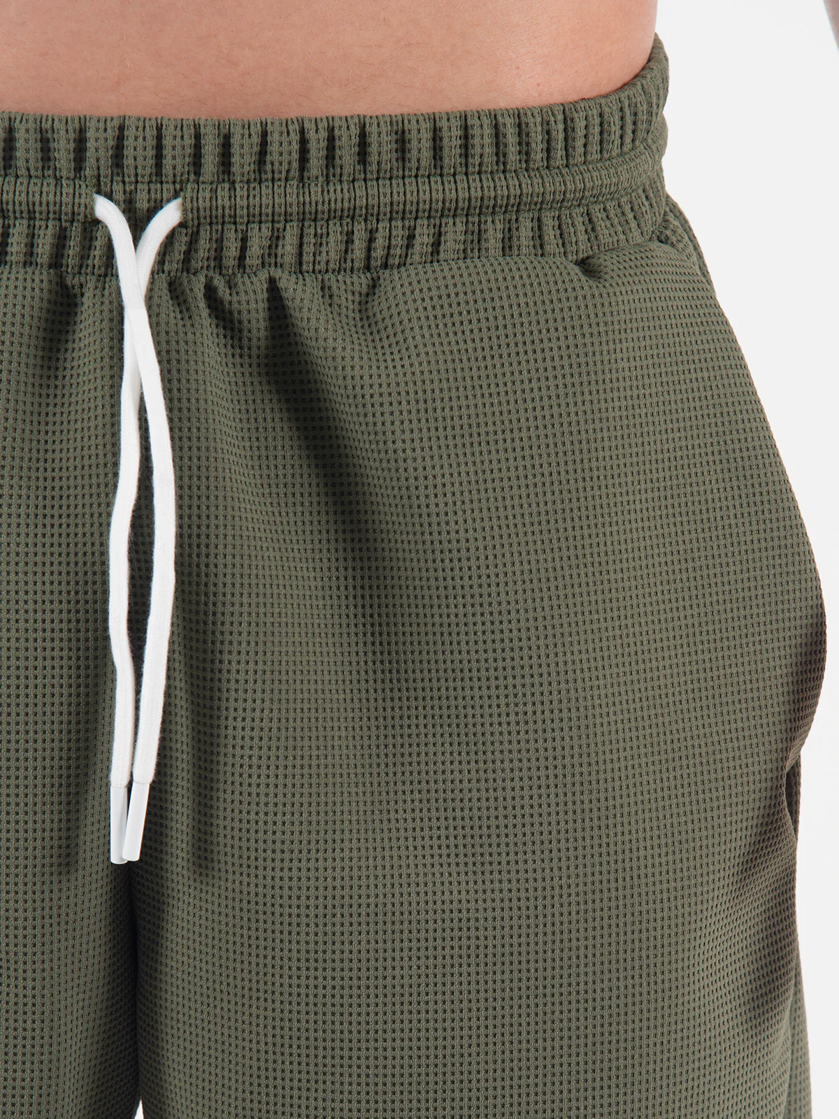 pantaloneta Madrid paris verde militar - Imagen 4