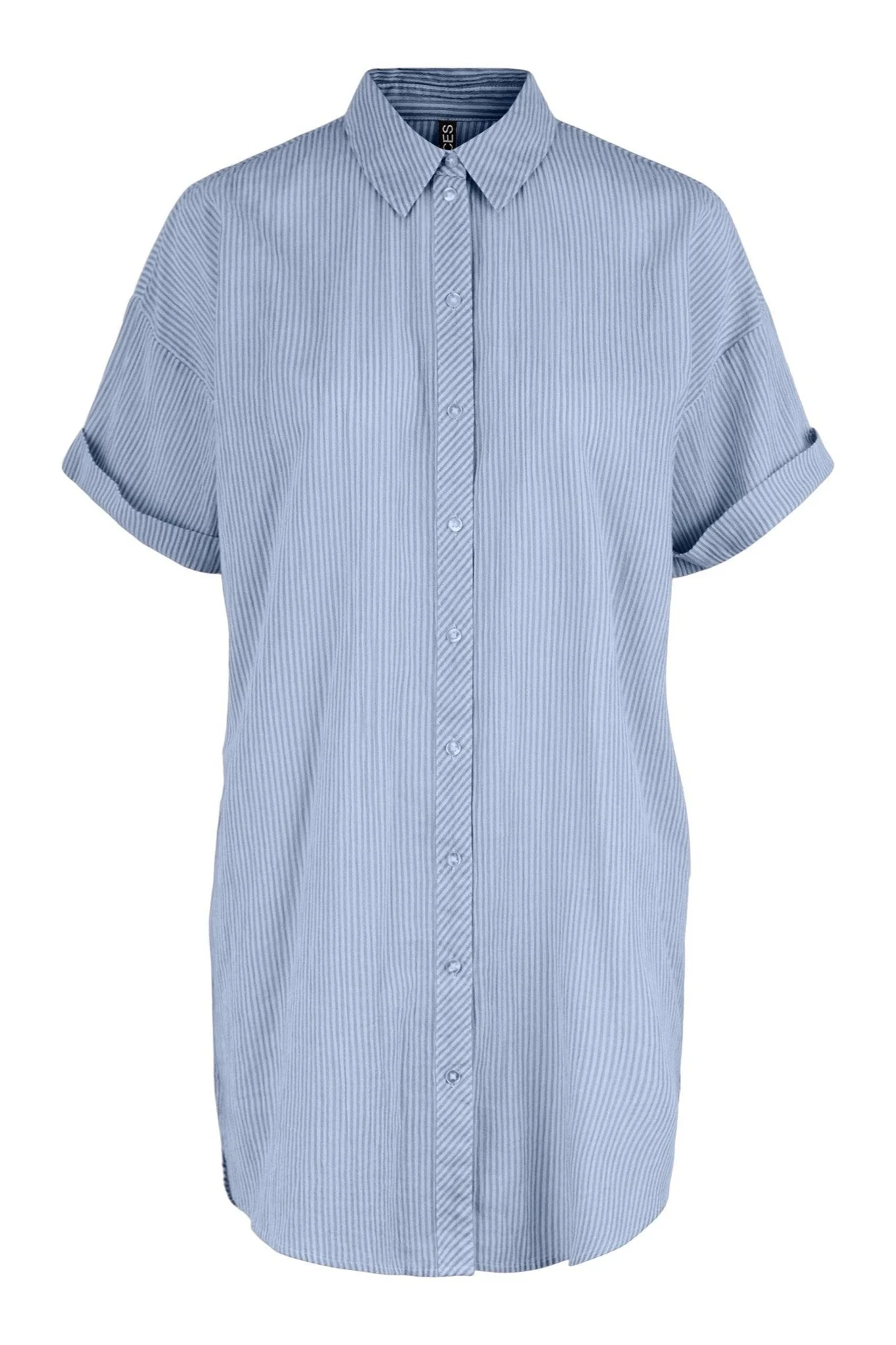 Terra Lang Skjorte - Kentucky Blue - Imagen 5