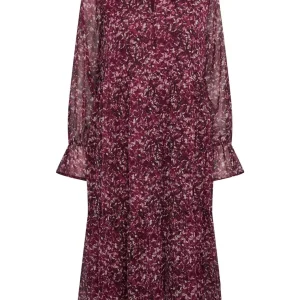 Navi Midi Kjole - Rose Violet