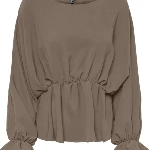 Blusa de flore longsleves - fósil