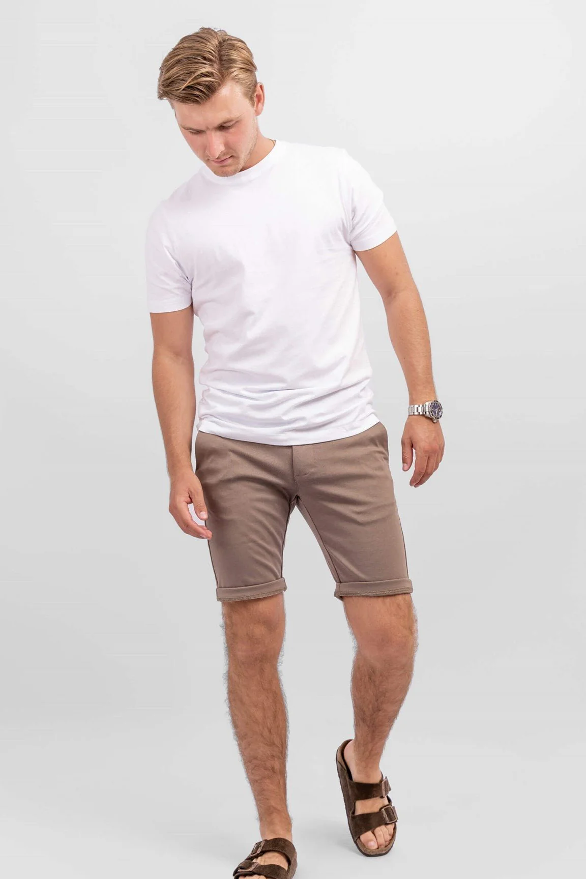 chinos Shorts - Nogal