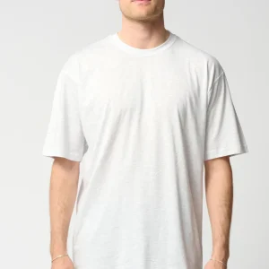 Camiseta de gran tamaño - gris claro