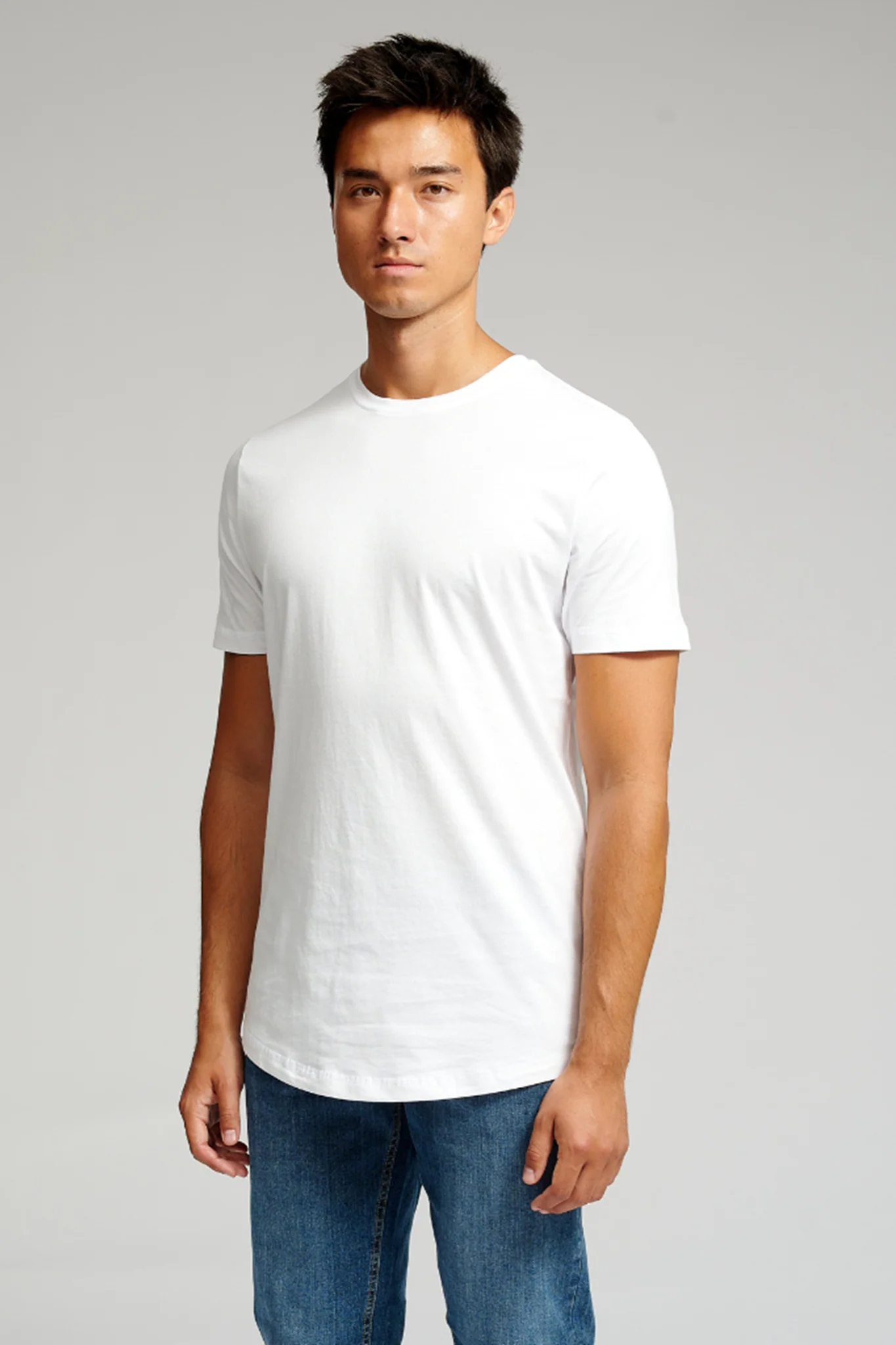 Camiseta larga - blanco - Imagen 3