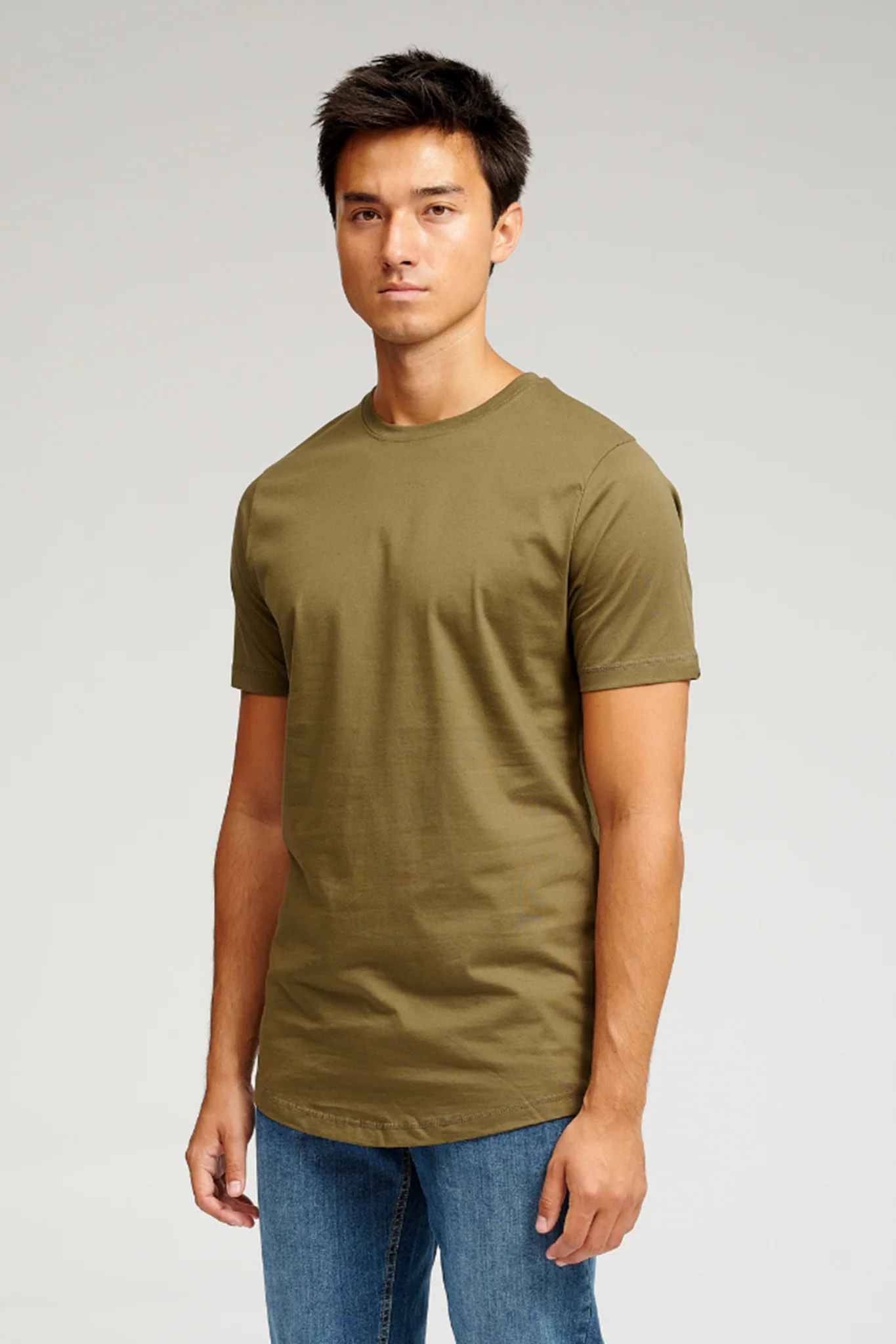 Camiseta larga - Green del ejército - Imagen 3