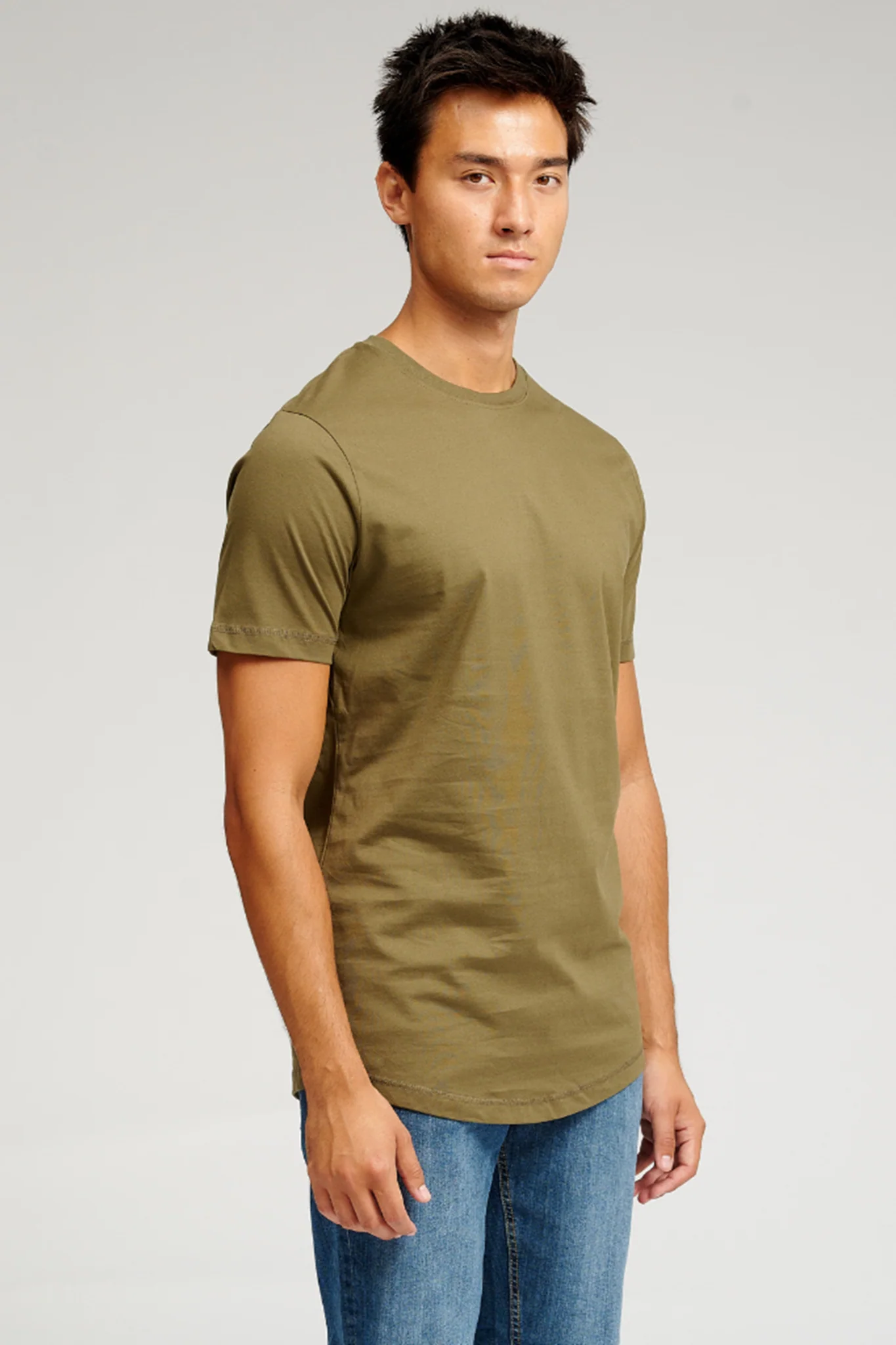 Camiseta larga - Green del ejército - Imagen 2