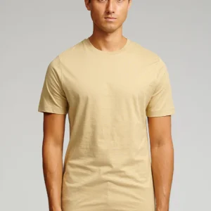 Camiseta larga - beige
