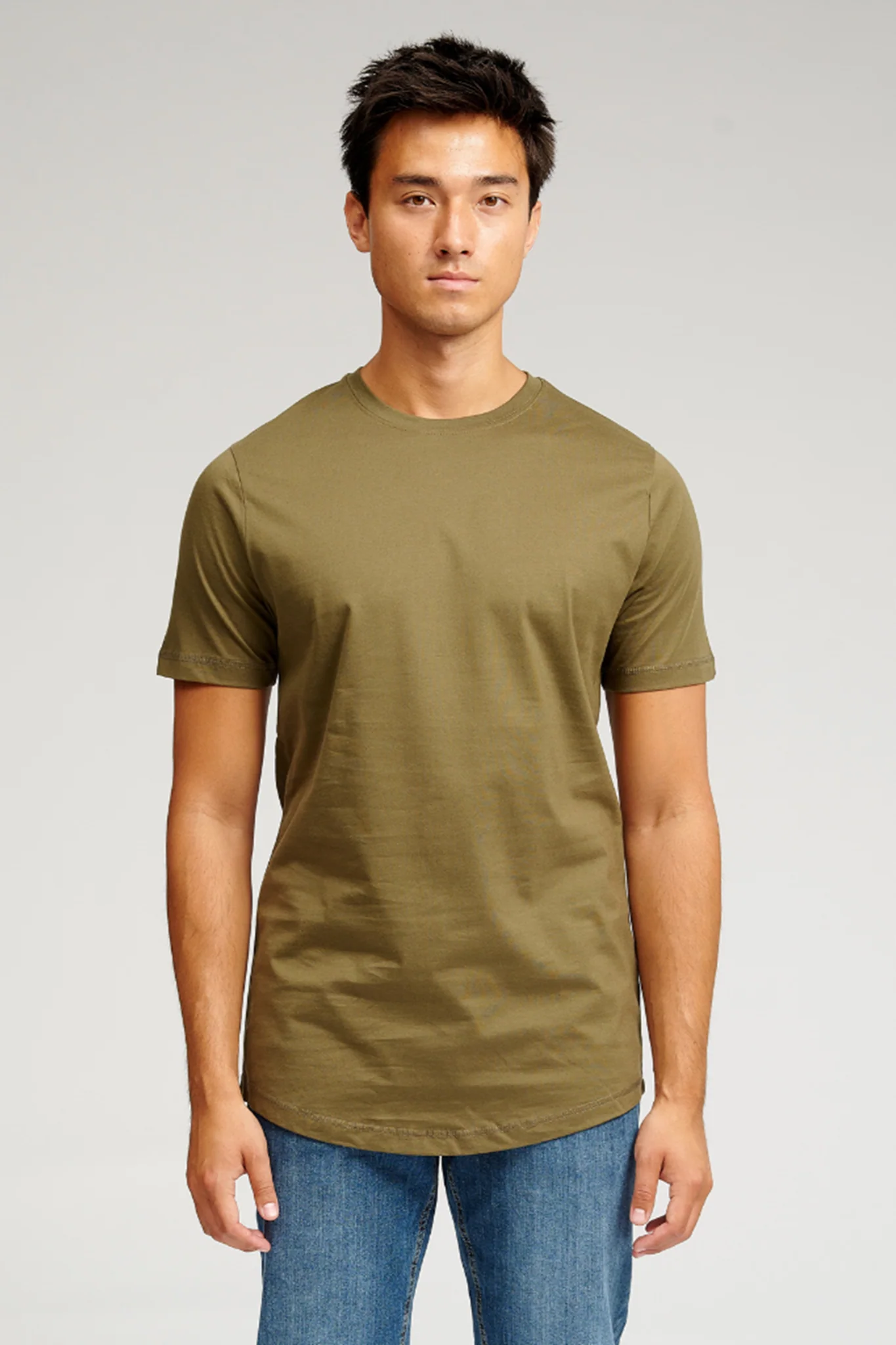 Camiseta larga - Green del ejército