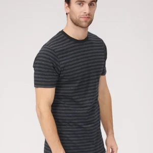 Nørregade Stripe - Mottled Blue -Black